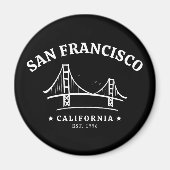 San Francisco California Golden Gate Landscape マグネット (正面)