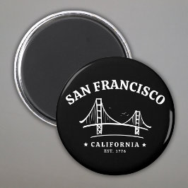 San Francisco California Golden Gate Landscape マグネット