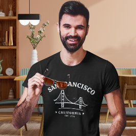 San Francisco California Golden Gate Landscape Tシャツ