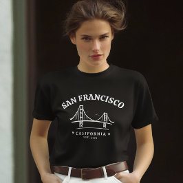 San Francisco California Golden Gate Landscape Tシャツ