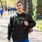 San Francisco California Golden Gate view パーカ