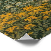 San Francisco California Skyline in Japanese Ukiyo ポスター (角)