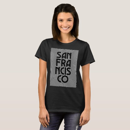 San Francisco California Souvenir Tシャツ (正面フル)