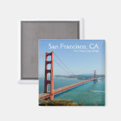 San Francisco California The Golden Gate Bridge マグネット (正面/裏面)