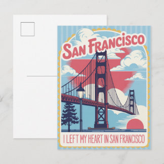 San Francisco California USA Vintage Travel ポストカード
