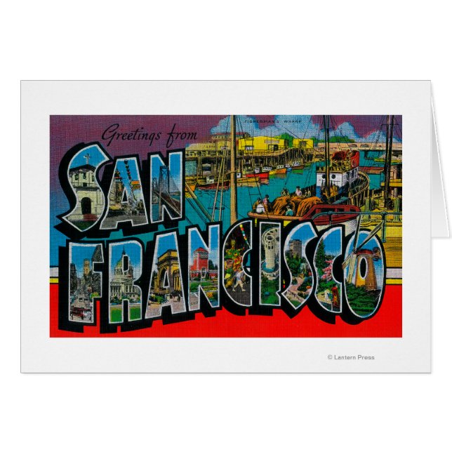 San Francisco, CaliforniaLarge Letter Scenes (正面横)