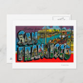 San Francisco, CaliforniaLarge Letter Scenes ポストカード (正面/裏面)