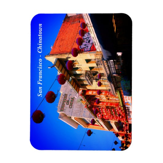 San Francisco Chinatown #4磁石 マグネット (縦)