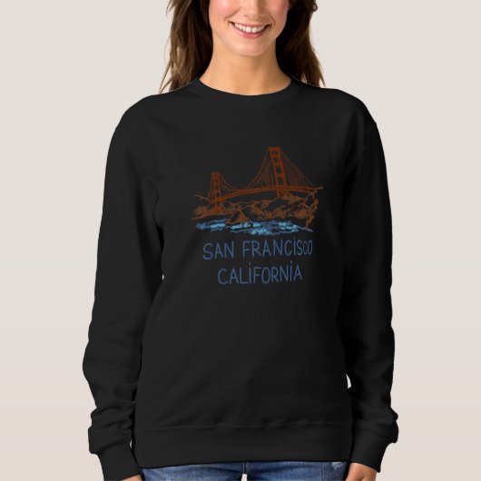 San Francisco City California souvenir  for men wo スウェットシャツ (正面)