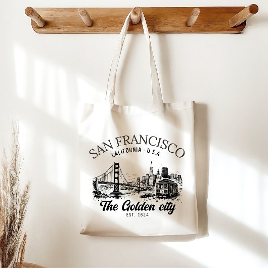 San Francisco City Golden Gate Landscape トートバッグ