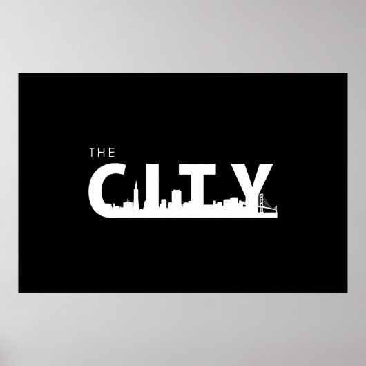 San Francisco City Poster ポスター (正面)