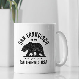San Francisco Classic Bear Design コーヒーマグカップ