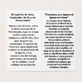 San Francisco de Asis Folded Card (内部フラット)