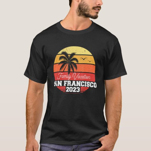 San Francisco Family Vacation 2023 Matching Holida Tシャツ (正面)
