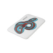 San Francisco garter snake cartoon illustration バスマット (アングル)