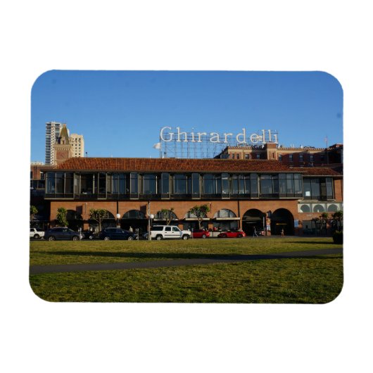 San Francisco Ghirardelli Square #2フォトマグネット マグネット (横)