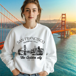 San Francisco Golden City Vintage  スウェットシャツ