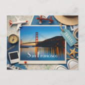 San Francisco – Golden Evenings by the Bay ポストカード (正面)