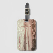 San Francisco Golden Gate at Marshall Beach ラゲッジタグ (正面縦)