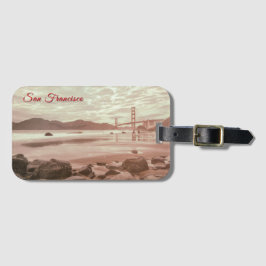San Francisco Golden Gate at Marshall Beach ラゲッジタグ