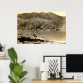 San Francisco, Golden Gate Bridge, 1930s Vintage ポスター (ホームオフィス)