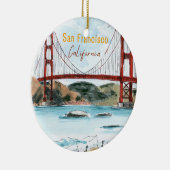 San Francisco Golden Gate Bridge Ornament セラミックオーナメント (右)