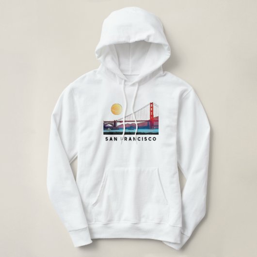 San Francisco Golden Gate Souvenir Gift パーカ (デザイン正面)