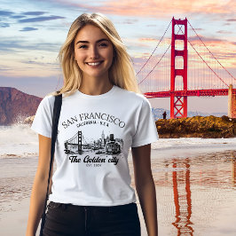 San Francisco Golden Gate Vintage トライブレンドＴシャツ