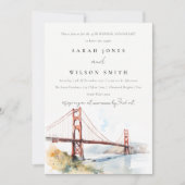 San Francisco Golden Gate Wedding Anniversary  招待状 (正面)