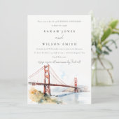 San Francisco Golden Gate Wedding Anniversary  招待状 (スタンド正面)