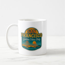 San Francisco Golden Vibes Only コーヒーマグカップ