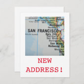 San Francisco New Addressの発表 案内ポストカード (正面/裏面)