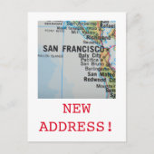 San Francisco New Addressの発表 案内ポストカード (正面)