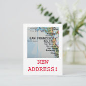 San Francisco New Addressの発表 案内ポストカード (スタンド正面)