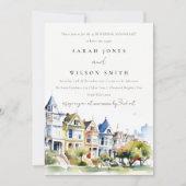 San Francisco Painted Ladies Wedding Anniversary 招待状 (正面)