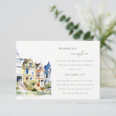 San Francisco Painted Ladies Wedding Reception エンクロージャーカード (スタンド正面)