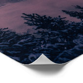 San Francisco Poster with Golden Gate Bridge ポスター (角)