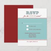 San Francisco Response Card:さくらんぼ・クラウド 出欠カード (正面/裏面)