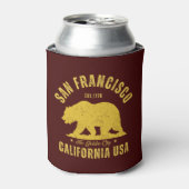 San Francisco Retro California Souvenir 缶クーラー (缶正面)