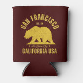 San Francisco Retro California Souvenir 缶クーラー (正面)