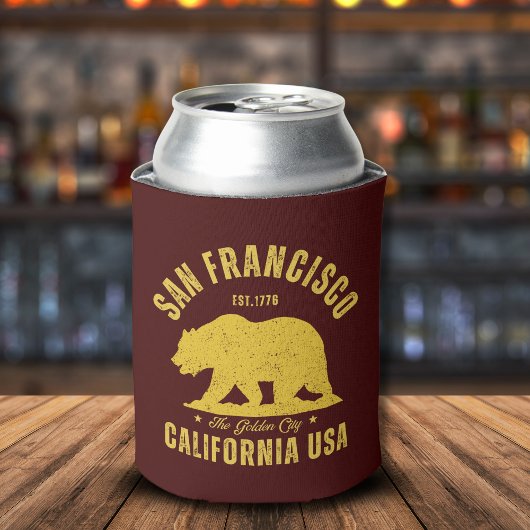 San Francisco Retro California Souvenir 缶クーラー
