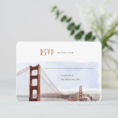San Francisco RSVPの結婚挿入先 招待状 (スタンド正面)