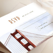 San Francisco RSVPの結婚挿入先 招待状