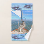 San Francisco Sailing 0869 バスタオルセット (ハンドタオル)