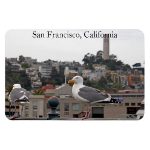 San Francisco Seagull Premium Flexiマグネット マグネット