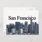 San Francisco SkylineとSan Francisco in the Sky ポストカード (正面/裏面)