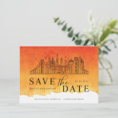 San Francisco Skylineモダンが日付を保存 (スタンド正面)