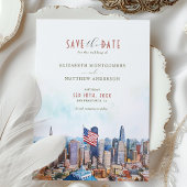 San Francisco Skyline日付の保存先 招待状