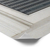 San Francisco Skyline フェイク - Fake White Window ポスター (角)