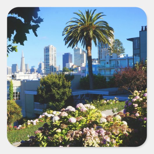 San Francisco Skyline #11スタンプ スクエアシール (正面)